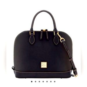 Dooney & Bourke Pebble Grain Zip Zip Satchel